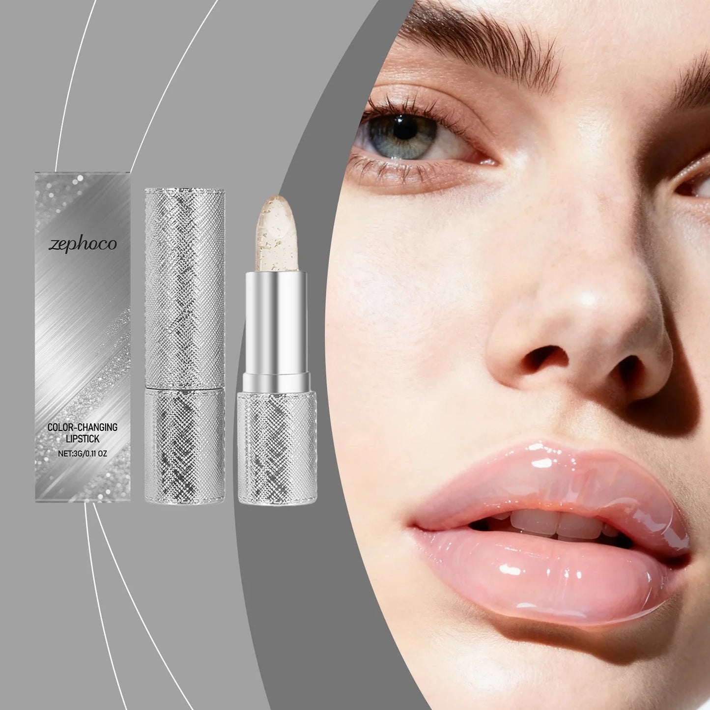 Color Changing Lip Balm – Moisturizing, Waterproof Gloss