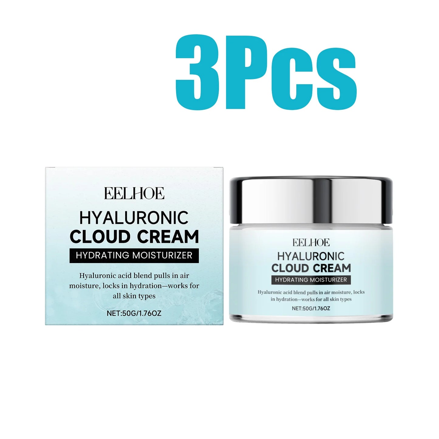 Hyaluronic Cloud Cream – Hydrating Face Moisturizer & Primer