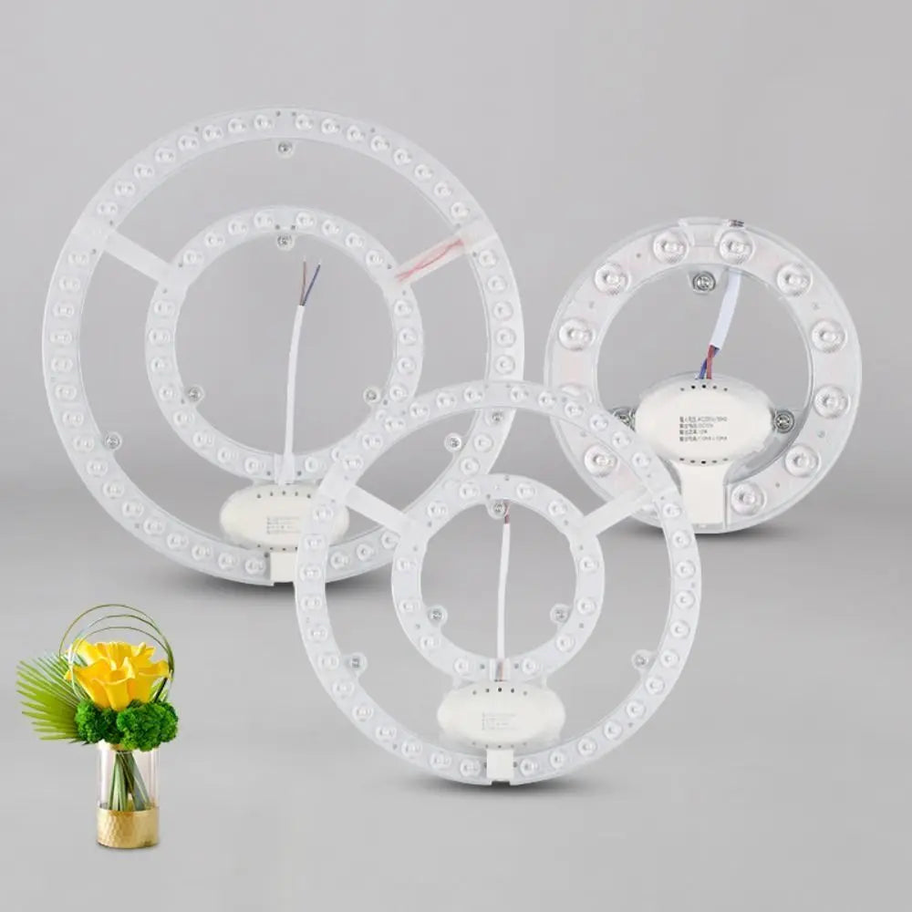 Dimmable Round LED Ceiling Light Module 12W–72W | Aluminum