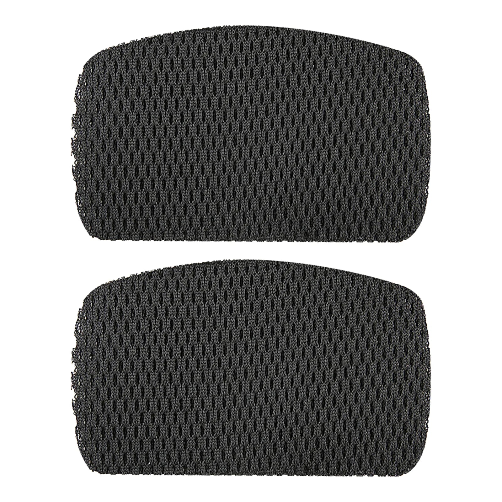Self Adhesive Shoe Repair Patches 2PCS Invisible Sneaker Mesh Liner Reinforcement Anti Slip Heel Protector For Shoes Peaceful Pleasures Health and Wellness black