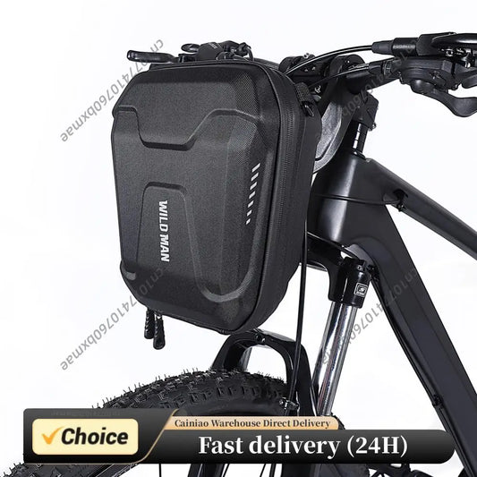 3L Bicycle MTB Handlebar Bag Large Capacity MTB Road Bike Hard Shell Phone Case Electric Scooter Pouch Cycling Equipment Peaceful Pleasures Health and Wellness Default Title