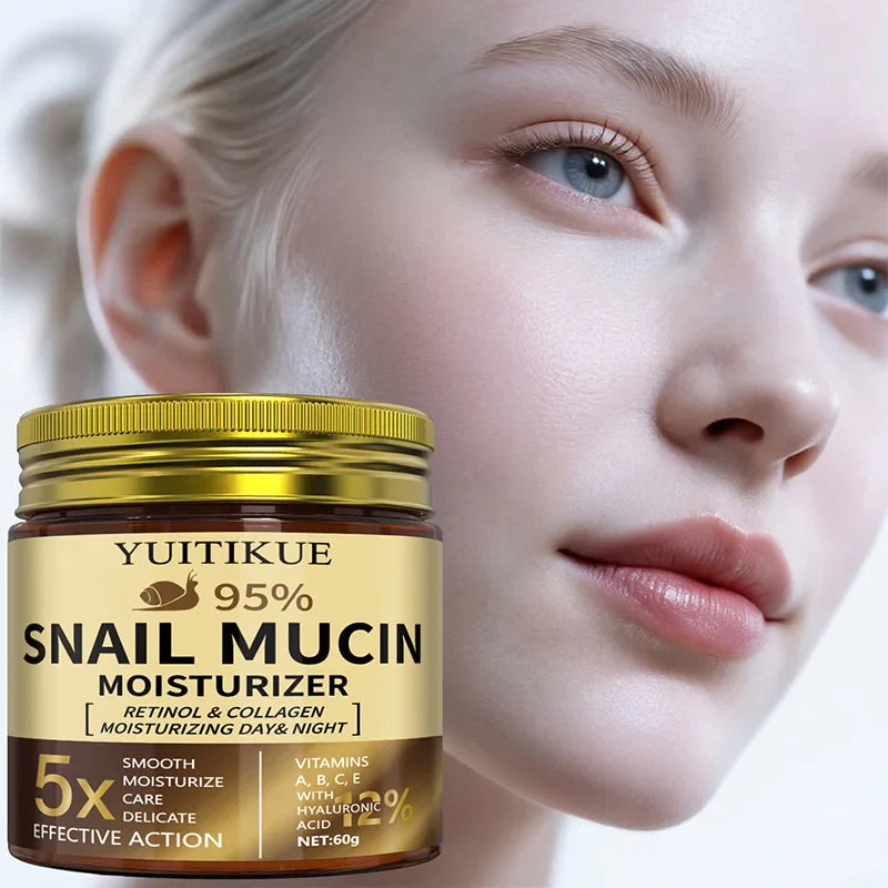 Snail Mucin Cream with Retinol & Collagen – 60g Moisturizer