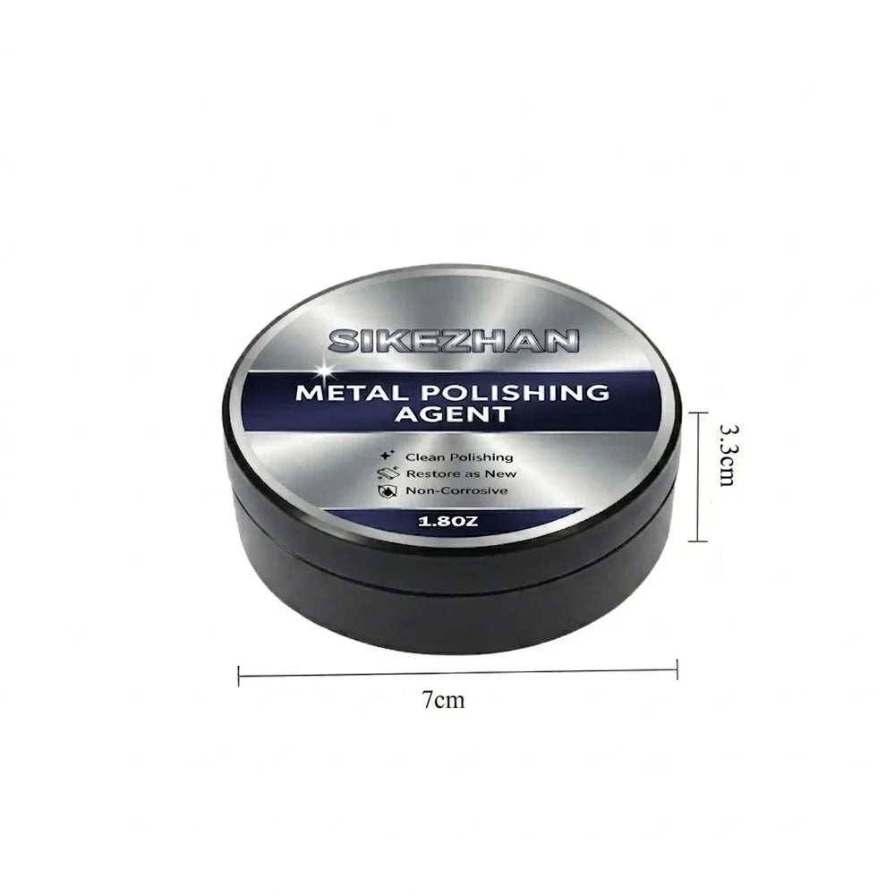 Metal Polishing Paste – Rust & Tarnish Remover with Sponge