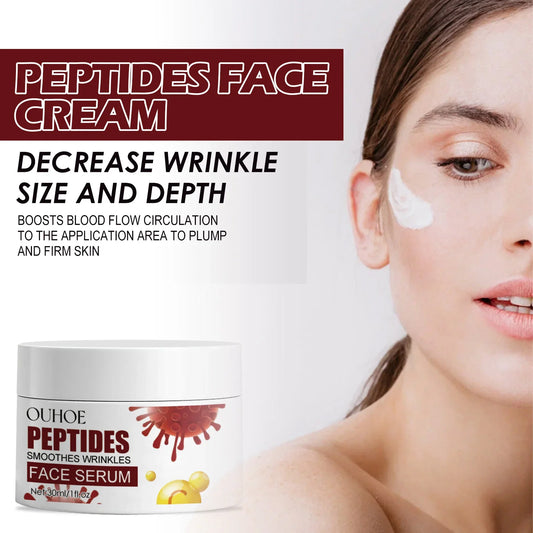 Ouhoe Peptide Face Cream – Anti-Aging Firming Moisturizer Anti-Aging Face Cream Oasis Select