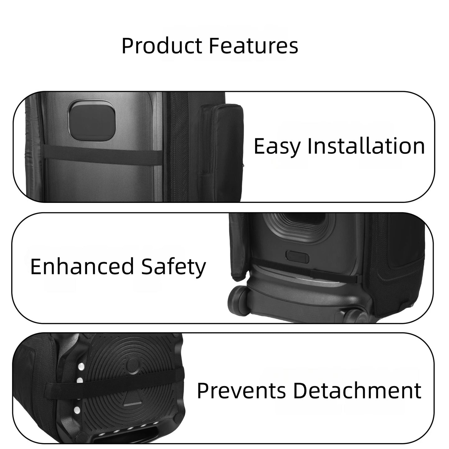 High-Density Nylon Mesh Protective Cover For JBL PartyBox Ultimate Speaker Speaker Dust Cover Zippered Closure Design Peaceful Pleasures Health and Wellness