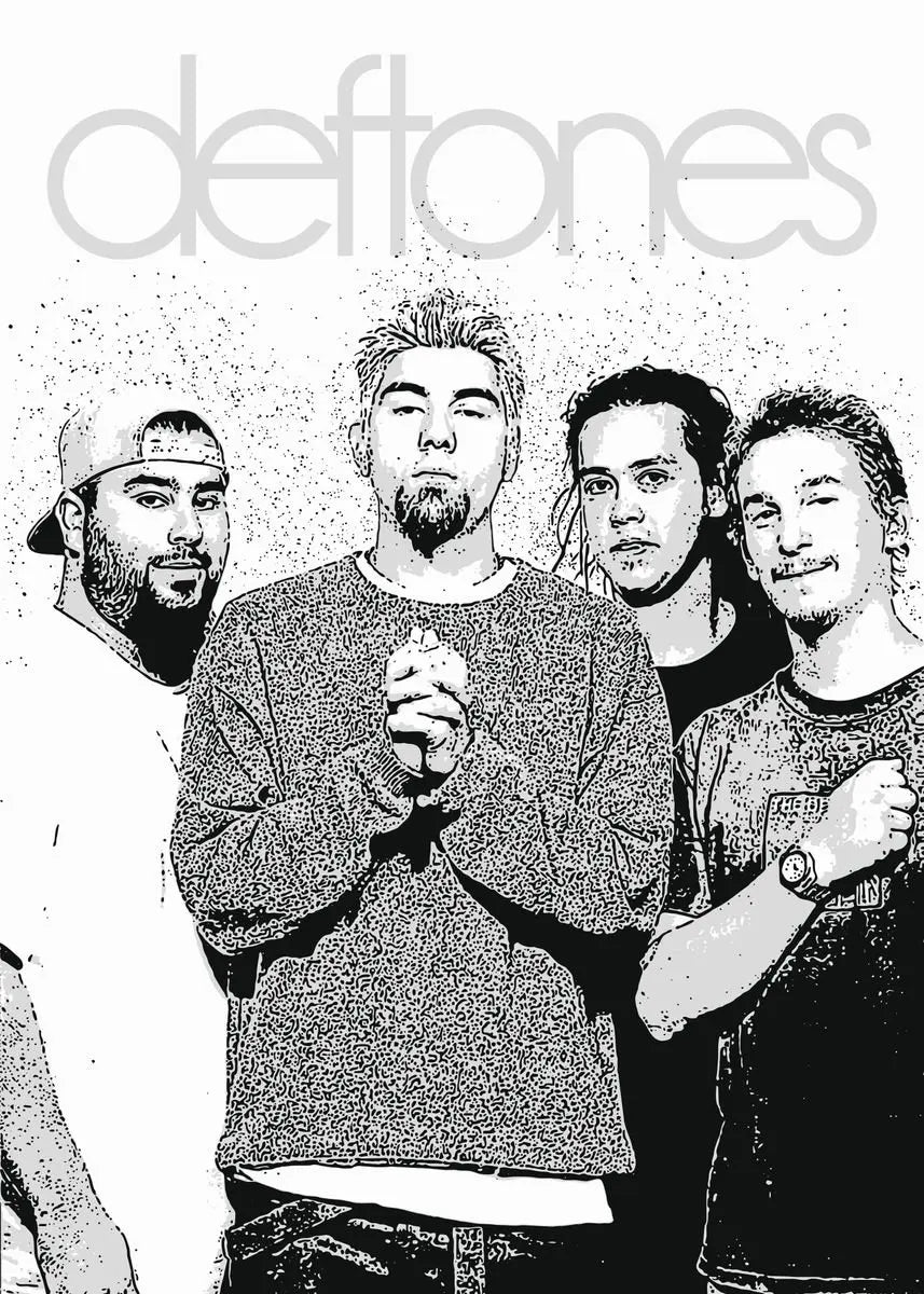 Classic Rock Metal Band Deftones Music Album Posters and Prints Canvas Painting Wall Art Pictures for Club Room Home Decor Peaceful Pleasures Health and Wellness