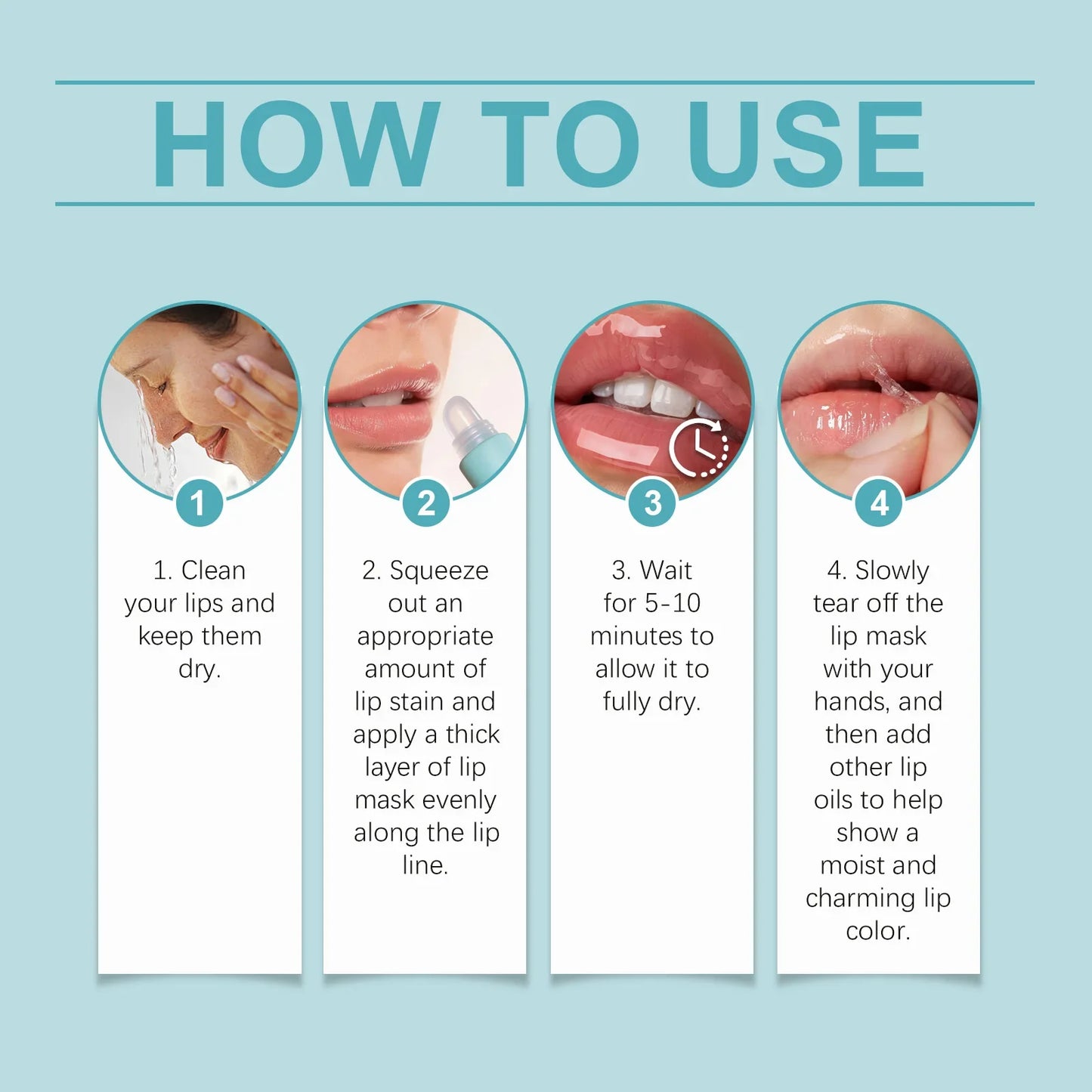 ZYVARN Hydrating Peel-Off Lip Mask | Vitamin E, C & Hyaluronic