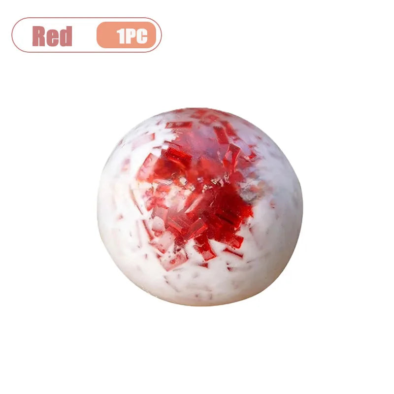 Crushed Ice Squishy Ball Fidget Toy | 1–20 PCS Sensory Squeeze