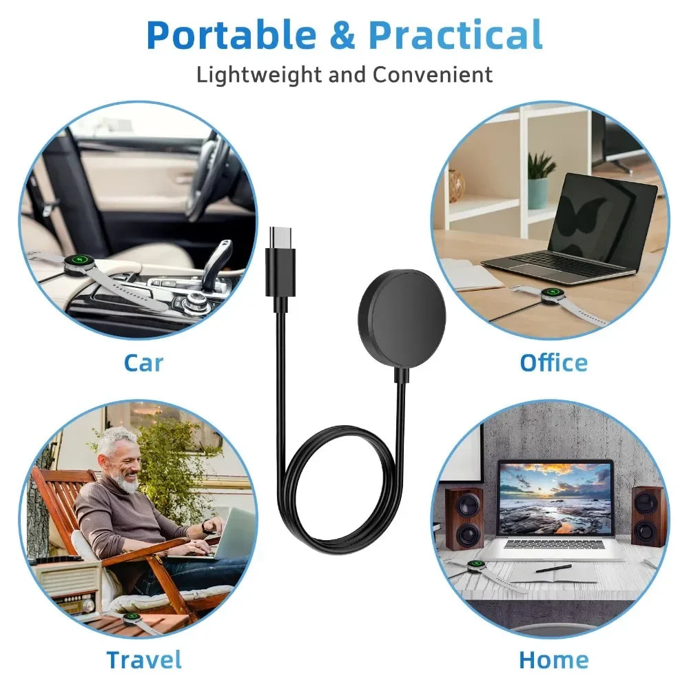Samsung Galaxy Watch 4/5/6/7 Magnetic USB-C Charger Cable