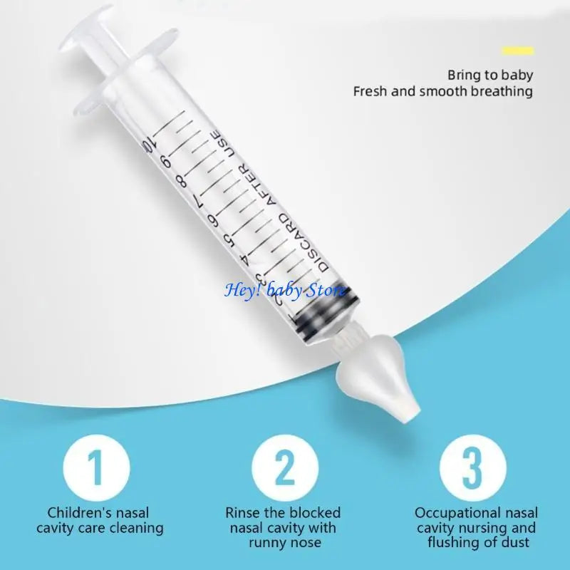 Baby Nasal Irrigator – Portable Infant Nose Cleaner & Rinser