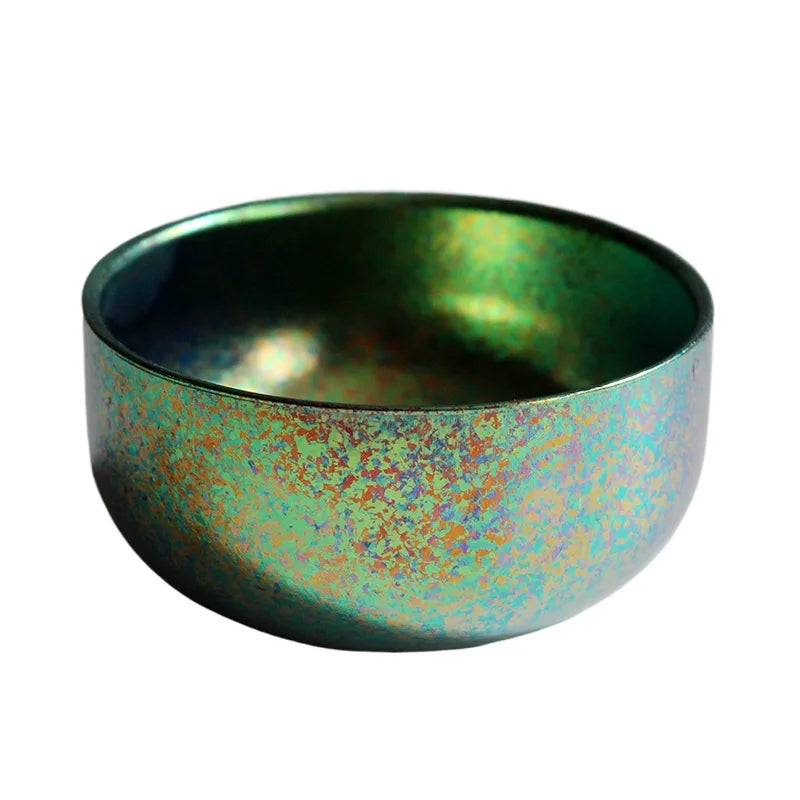 50ml Pure Titanium Tea Cup | Double-Layer Anti-Scald Camping Cup