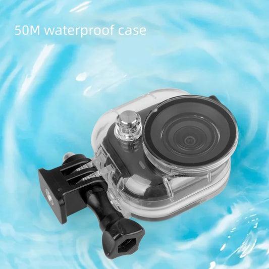 50M Waterproof Case For Insta360 Go Ultra Camera Waterproof Shockproof Snap-On Installation Ensures Easy And Hassle-Free Setup Peaceful Pleasures Health and Wellness Default Title