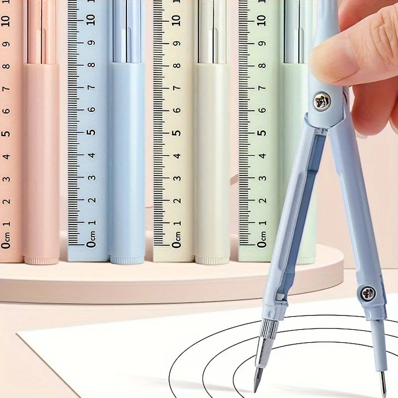 Multi Functional Compass Ruler Pencil Three One Student Specific Exam