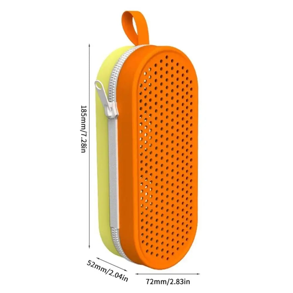 Silicone Swimming Goggles Case – Dual Zipper & Breathable