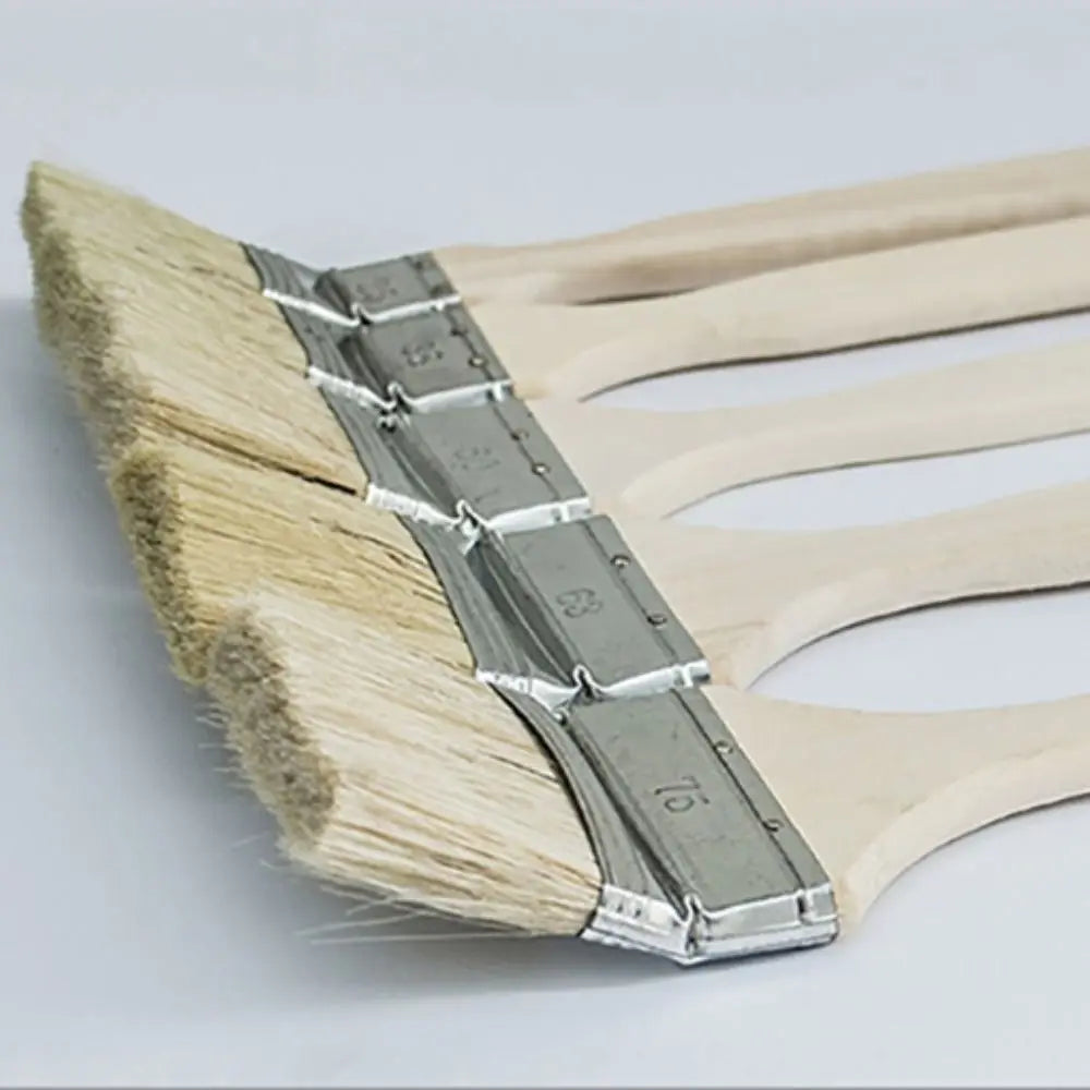 Long Handle Elbow Paint Brush – Solid Wood & Mixed Bristle