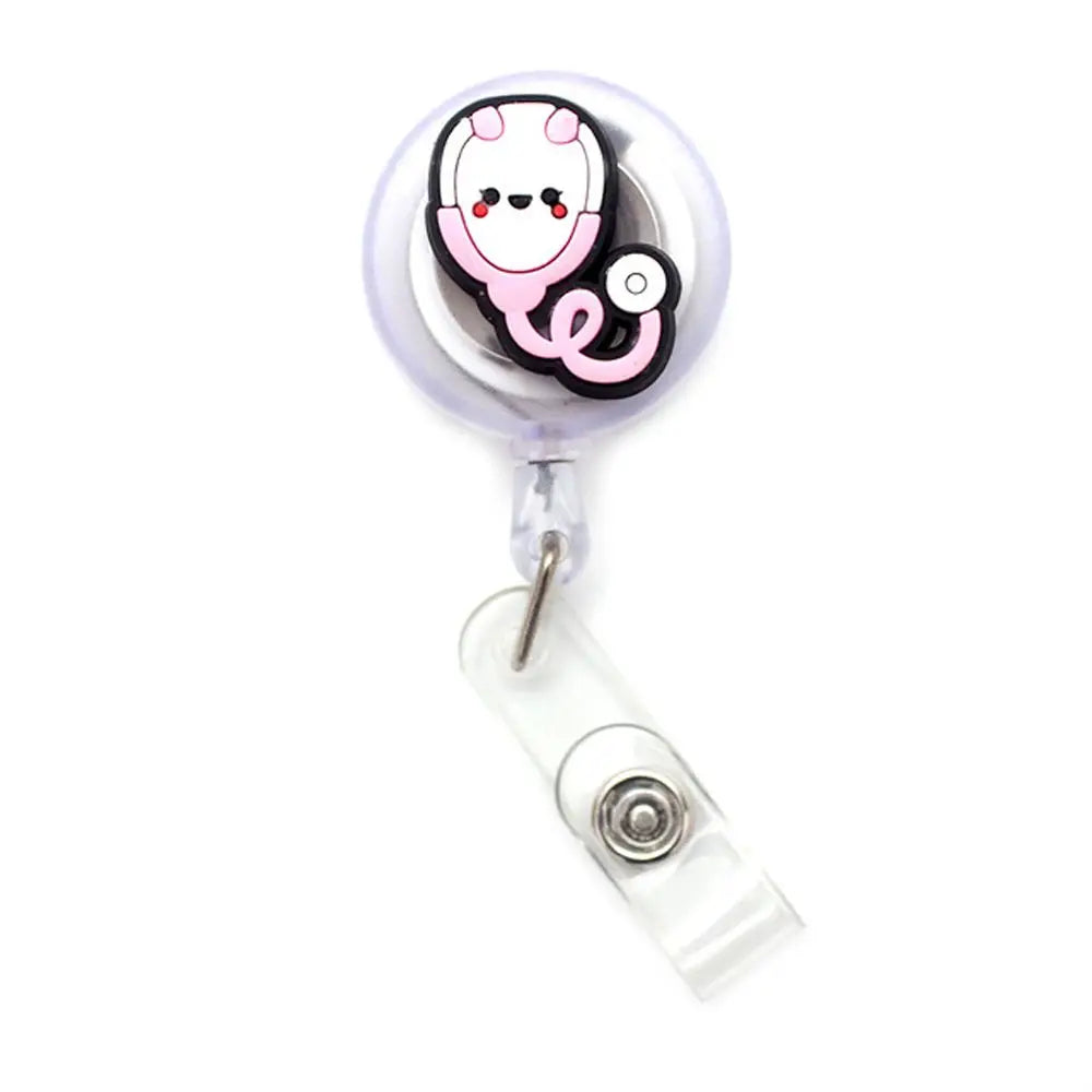 Clips Nurse Doctor Students Card Name Card Holder Nurse Badge Holder Retractable Badge Reel ID Card Clips Hospital Badge Holder Peaceful Pleasures Health and Wellness 09