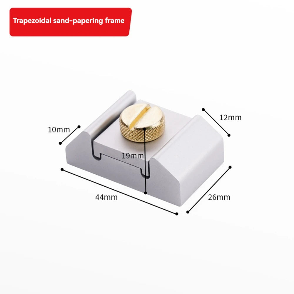 3-Piece Aluminum Alloy Sandpaper Holder Set | Hand Sanding Clamp