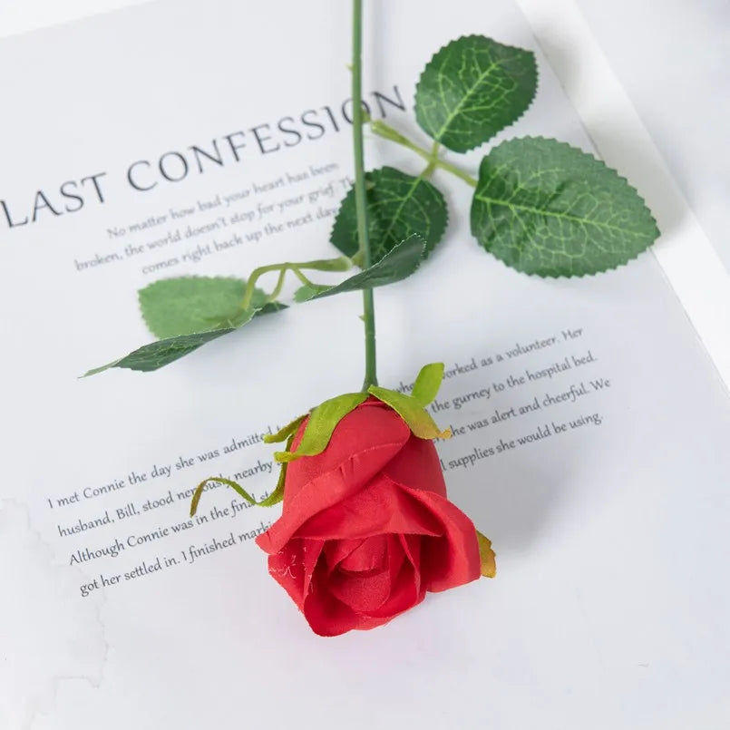 Artificial Silk Rose Bouquet | Wedding & Home Decor Fake Flowers