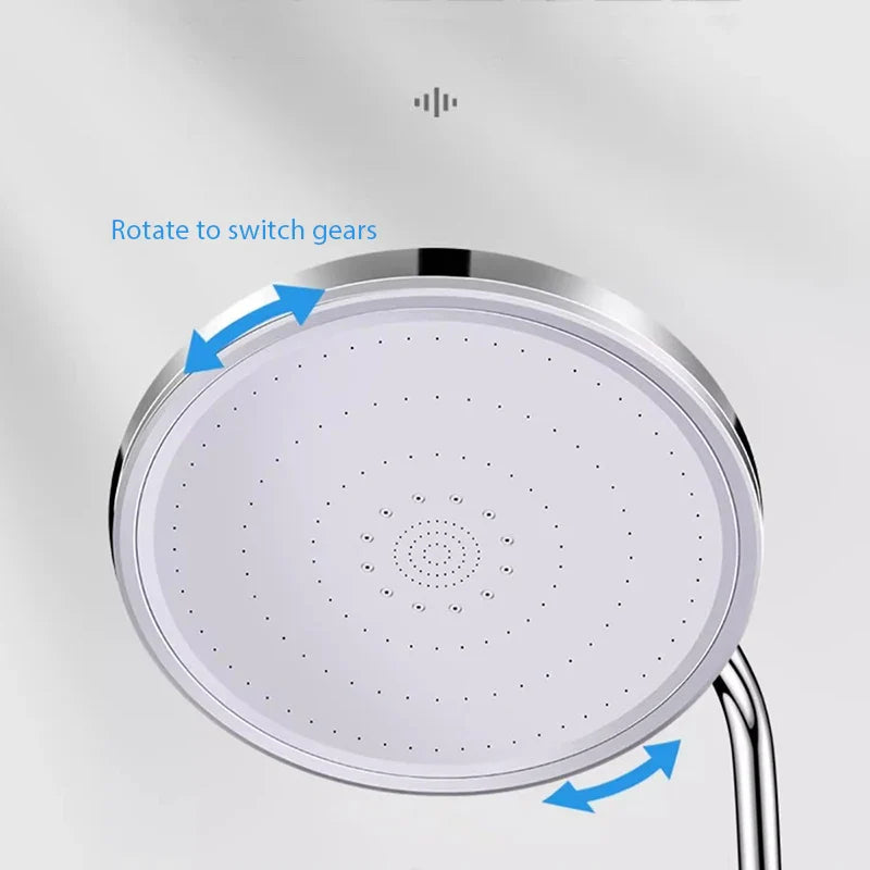6-Mode High Pressure Rainfall Shower Head with Filter – Chrome