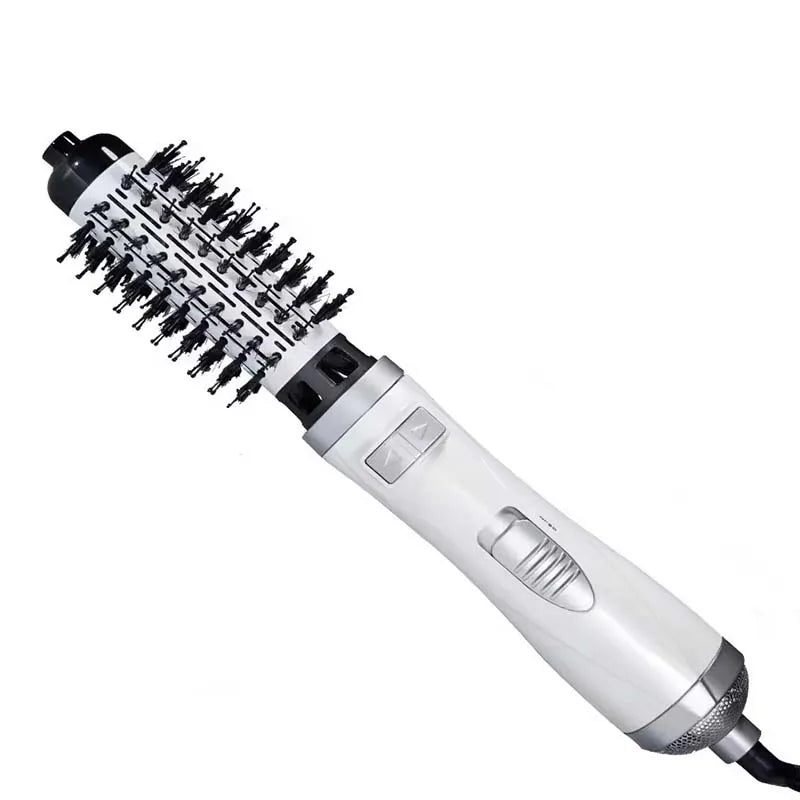 Professional Hair Styling Tools 3 in 1 Round Automatic Rotating Hot Air Comb One Step Hair Dryer Brush and Styler Peaceful Pleasures Health and Wellness
