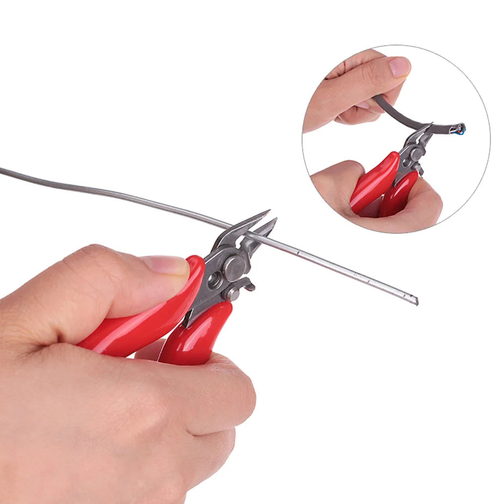 3.5/5 inch Wire Cable Cutter Multi-Functional Electrical Mini Cutting Plier Side Snips Flush Pliers Diagonal Cutting Pliers Tool Peaceful Pleasures Health and Wellness