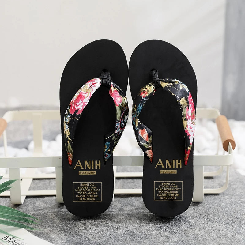 Women's Sequin Flip Flops – Summer Beach Flat Sandals
