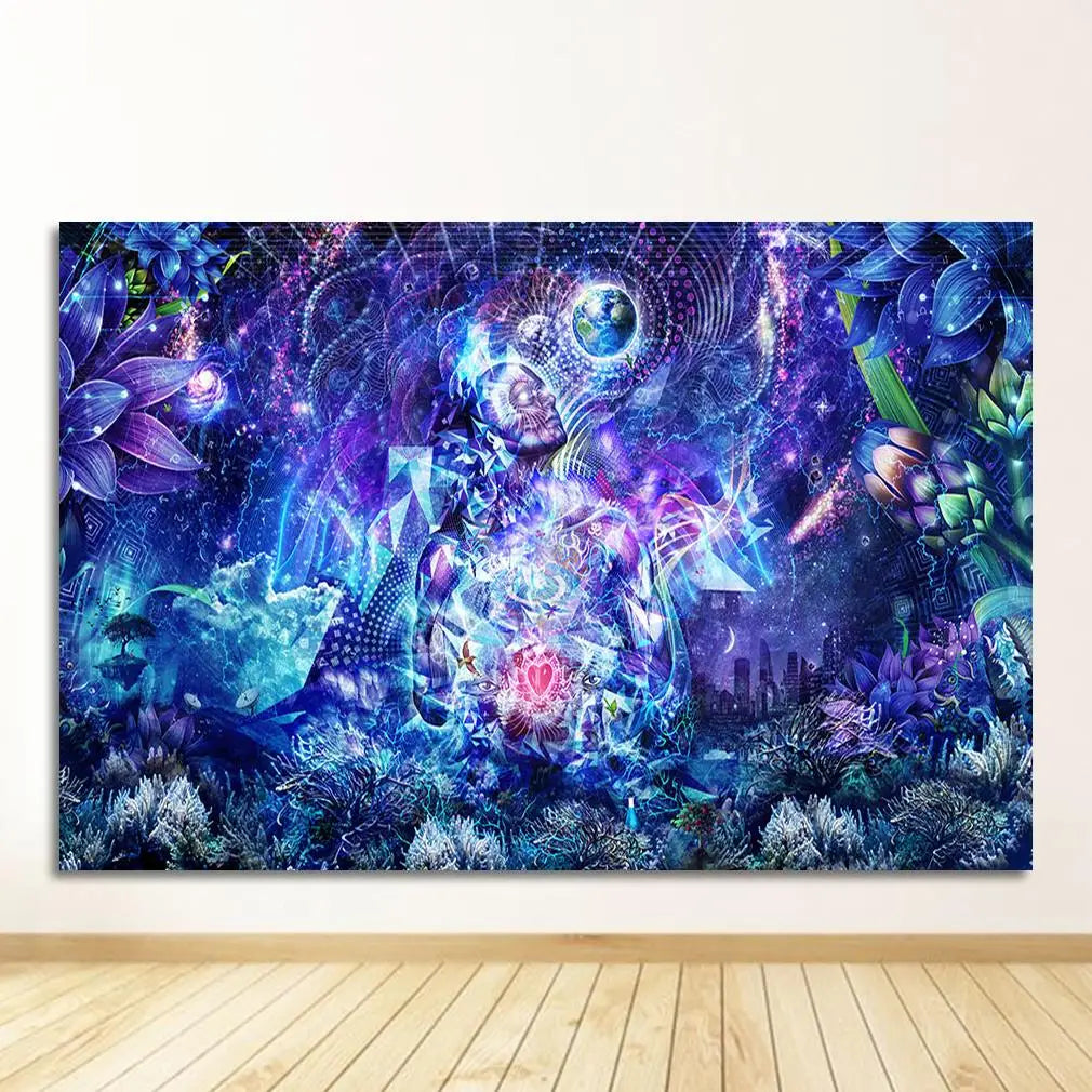 Life Modular Pictures Modern Home Decoration Wall Art Canvas Prints Painting Bedroom Poster Alex Grey Psychedelic Trippy Tree Peaceful Pleasures Health and Wellness 2011-05 20x30cm Unframed