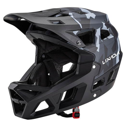 Full Face Mountain Bike Helmet Adult Racing Downhill MTB Helmet for Men/Women Adult Mountain Bike Helmet with Visor Peaceful Pleasures Health and Wellness