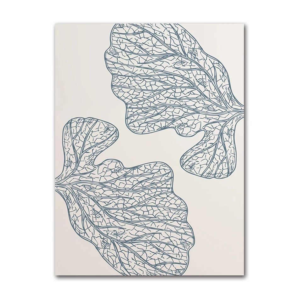Coastal Blue Beach Antique Shell Sketch Poster, Starfish Jellyfish Conch Oil Painting Print, Wall Art for Kids Room Home Decor Peaceful Pleasures Health and Wellness 82052-04 40x50cm Unframed