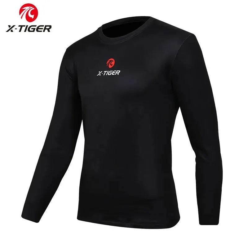 X-TIGER Men's Winter Fleece Cycling Base Layer Long Sleeve