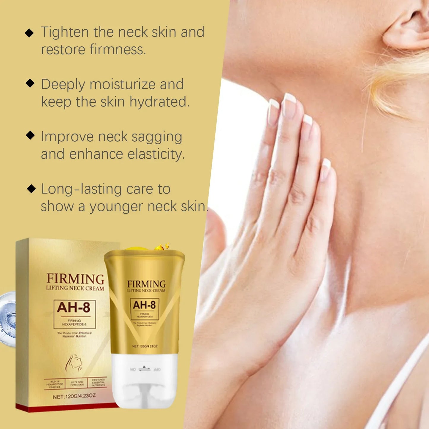 Neck Firming Roller Cream – Lifting, Tightening & Brightening
