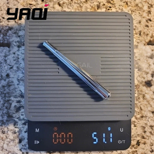 2026 Globe Trotter Chrome Color Brass Yaqi Safety Razor Handle 95mm Length 7.5-12mm Diameter for Grooming And Shaving Peaceful Pleasures Health and Wellness