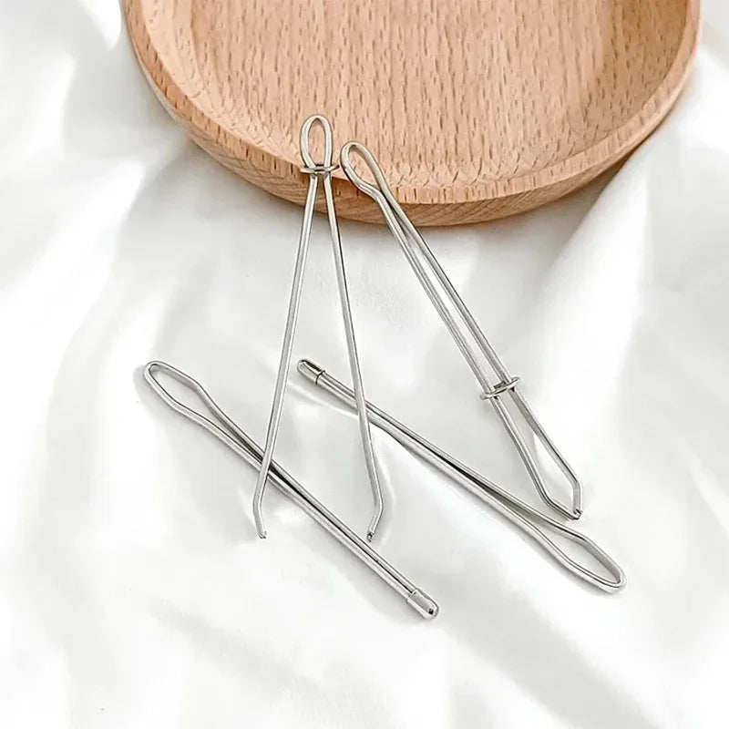 Bodkin Drawstring Threaders Metal Threader Tweezers Easy Quick Insert