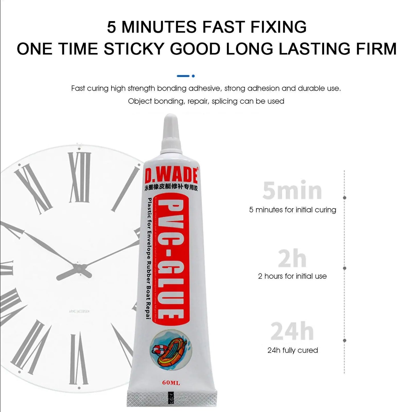 PVC Repair Glue 60g – Pool Float, Air Bed & Inflatable Fix