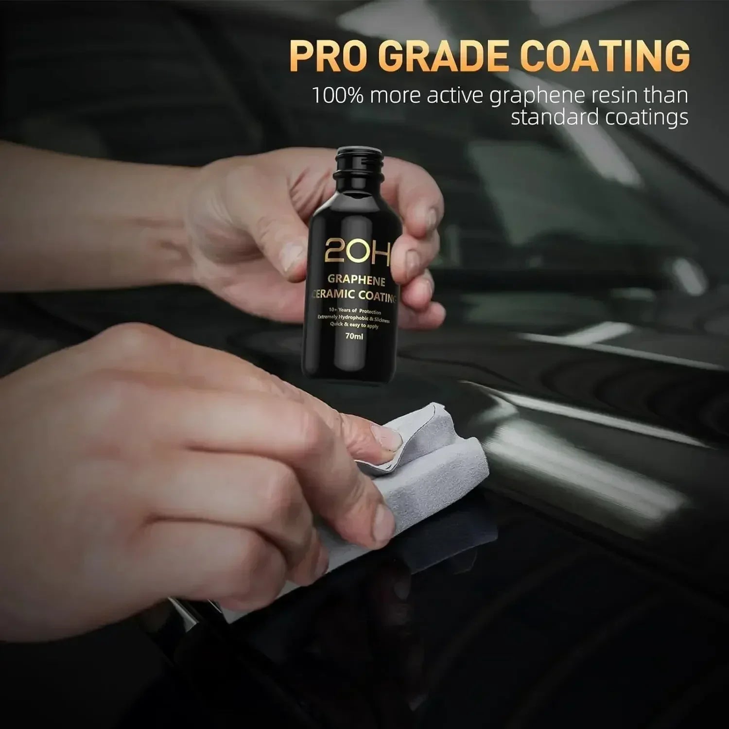 Graphene Ceramic Coating 20H/12H with Self Healing and UV Track Technology Car Detailing Professionals 10+ Years of Protection Peaceful Pleasures Health and Wellness