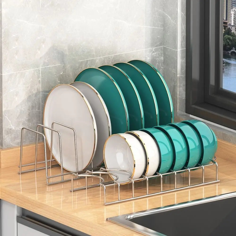 Stainless Steel Dish Drying Rack | Rust-Proof Kitchen Organizer