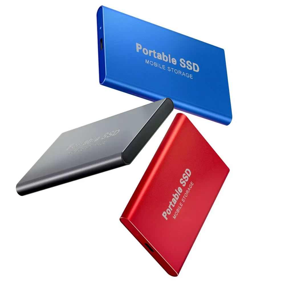 Portable External SSD USB 3.2 – High-Speed Drive for PC Mac Phone