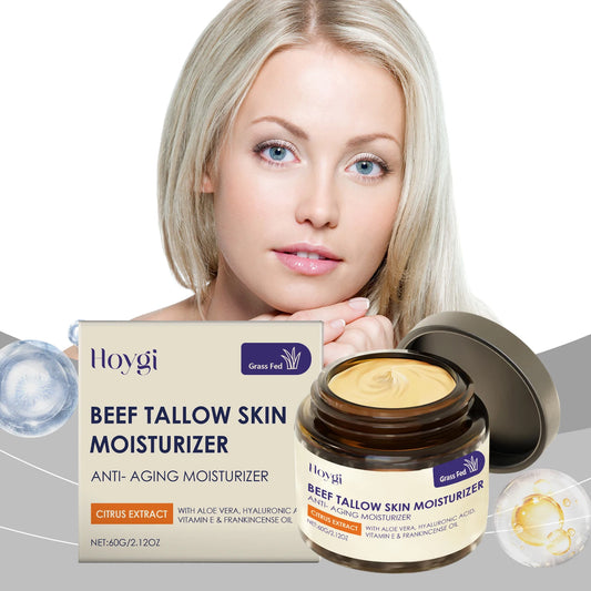 Beef Tallow & Honey Face Cream – Deep Moisturizer 60g Face Moisturizing Cream Peaceful Pleasures Health and Wellness
