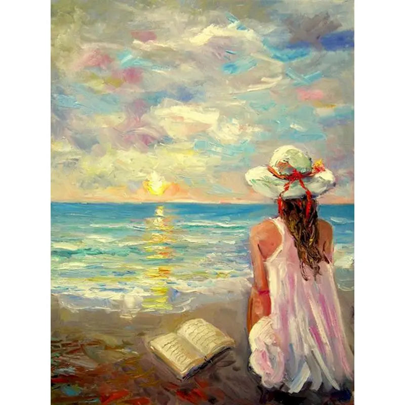 GATYZTORY Paint By Numbers For Adults Children Ballet Girl DIY HandPainted Oil Painting Figure Picture Home Wall Decor Gift Peaceful Pleasures Health and Wellness