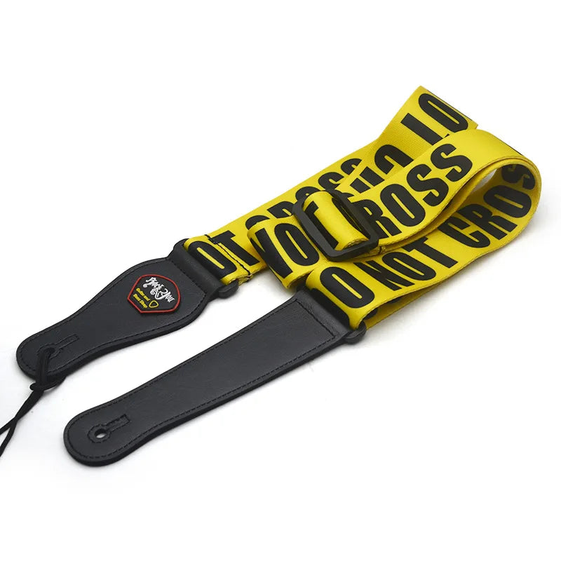 POLINE LINE Cordon Strap Yellow Black Optional Guitar Bass Electric