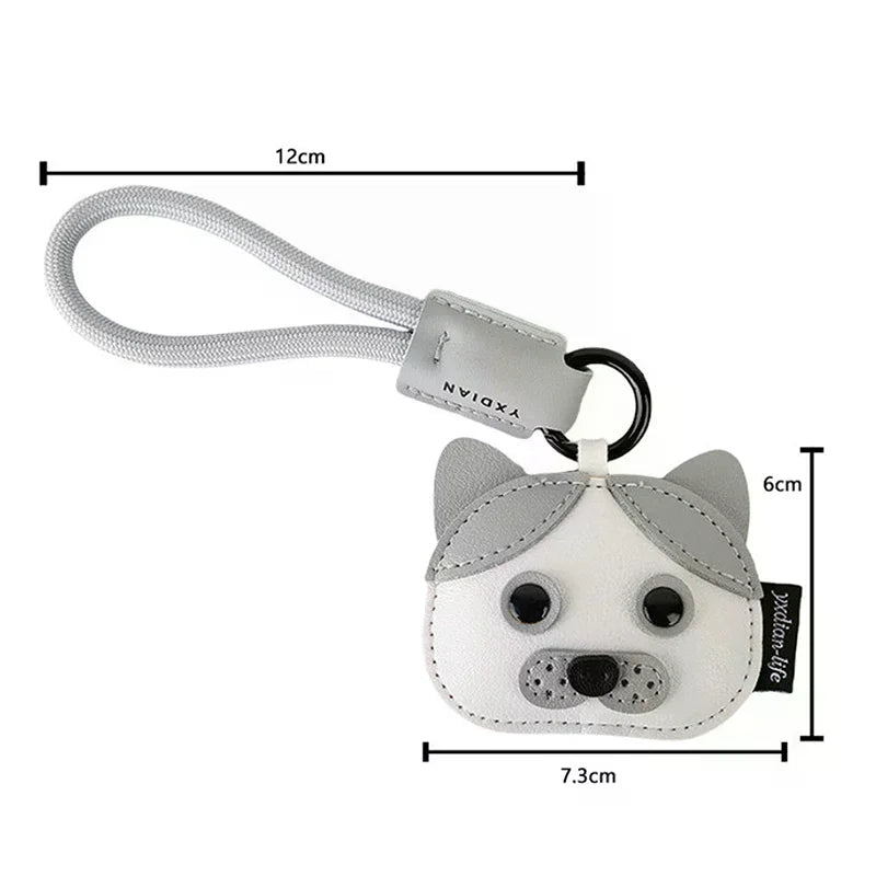 Cute Dog Keychain Bag Charm – Purse Pendant & Decor