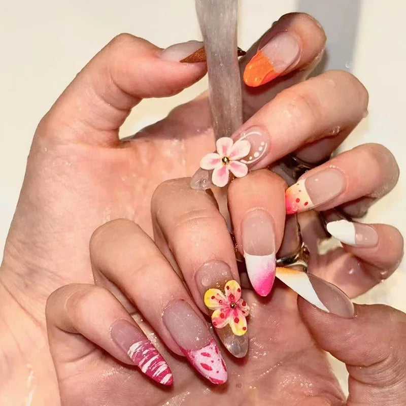 Nail Mold Silicone Nail Art Decorations DIY Flower Tulip Design Nail Art Template Stereoscopic Manicure Tools Peaceful Pleasures Health and Wellness