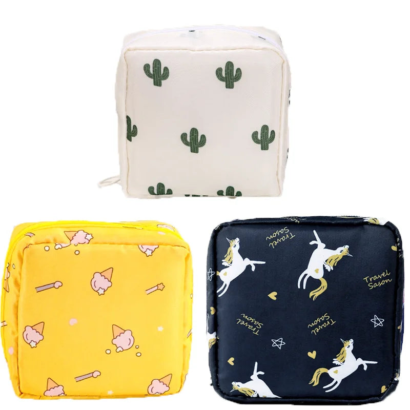Cute Cartoon Makeup Bag Travel Organizer Pouch for Women