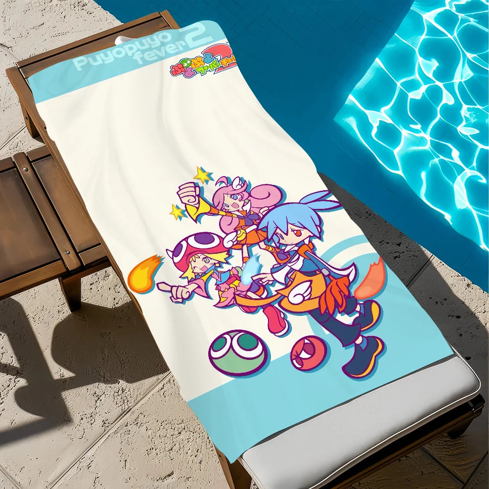 Large Quick-Dry Microfiber Beach Towel | Travel, Gym & Camping Microfiber Beach Towel Peaceful Pleasures Health and Wellness z3 STJ80x160CM