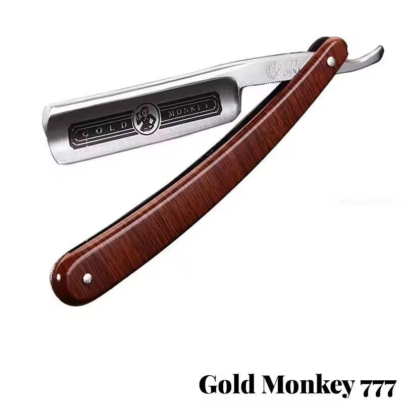 Professional Folding Straight Razor Shaving Classic Manual Barber Razors Knife Stainless Steel Men Barbershop Quality Beauty Peaceful Pleasures Health and Wellness 777