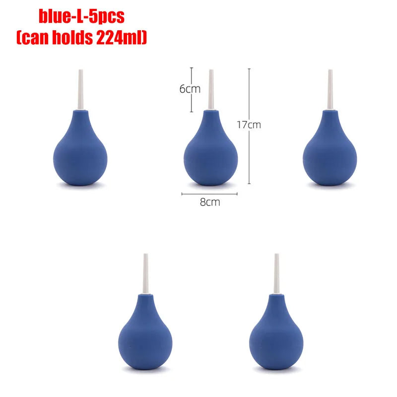 Anal Douche Bulb – 4 Sizes, Anti-Backflow Personal Hygiene Cleansing