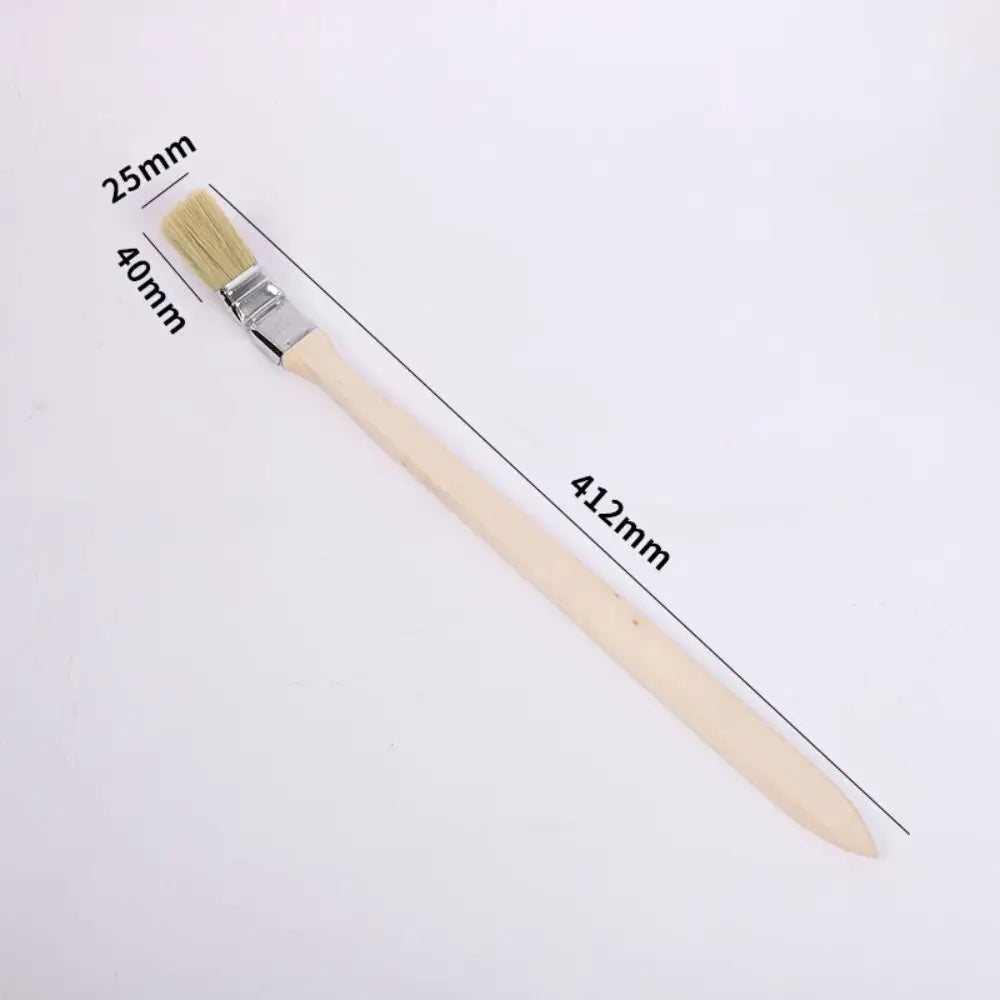Long Handle Elbow Paint Brush – Solid Wood & Mixed Bristle