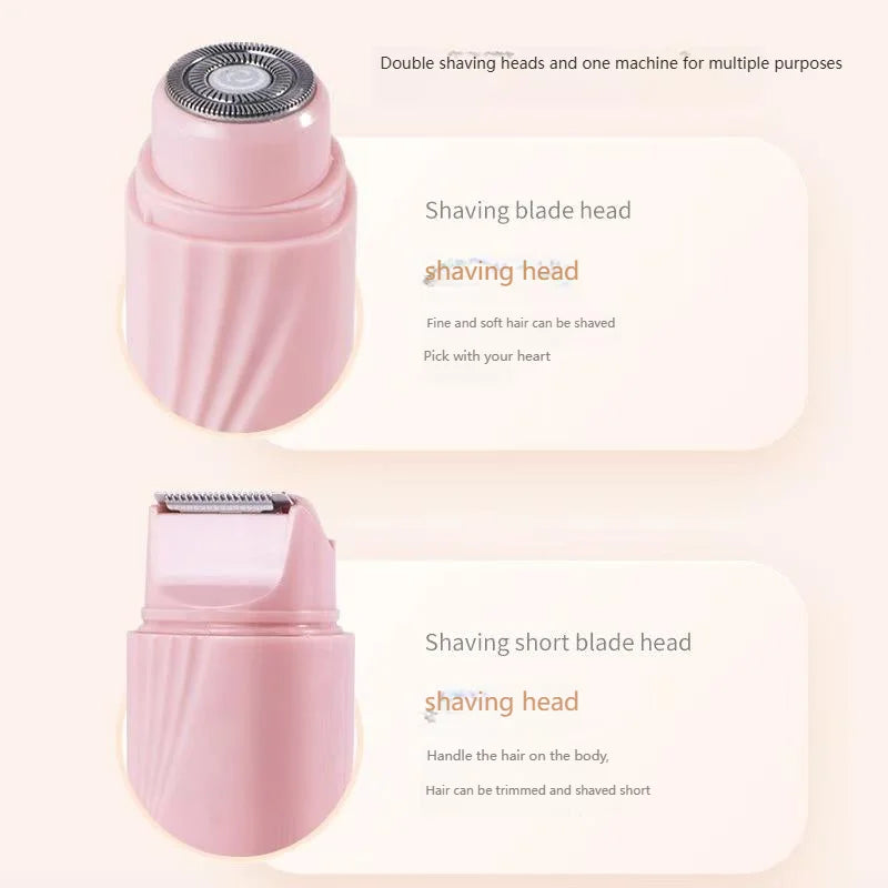 Women's Electric Bikini Trimmer – 2-in-1 IPX7 Waterproof Shaver
