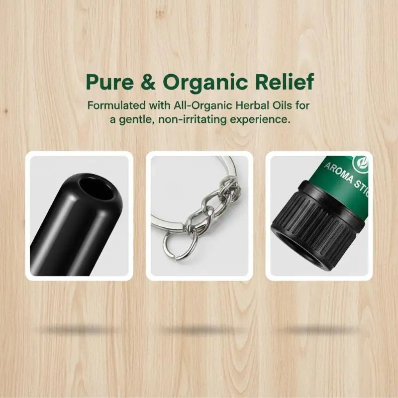 1Pcs Nasal Stick Boosts Focus Enhances Breathing Provides Fresh Sensation Aromatherapy Inhaler Prevent Drowsy Driving Peaceful Pleasures Health and Wellness