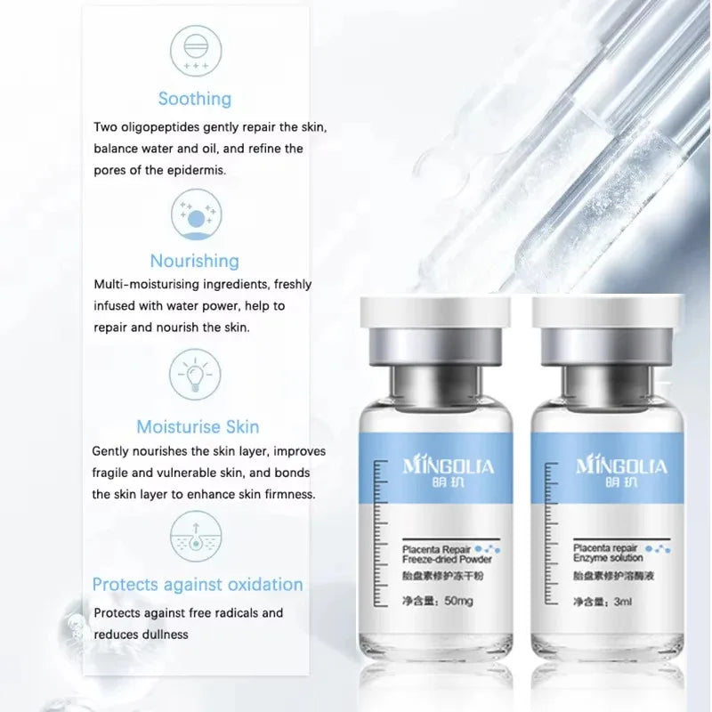 Oligopeptide Placenta Freeze-Dried Powder Essence | Repair & Hydrate